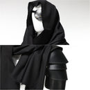 5Pcs Medieval Viking Cosplay Accessories Set Hooded Scarf Eyepatch Shoulder Armor