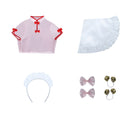 Ranma ½ Shampoo Cosplay Costume Cheongsam Apron Purple Wig - AwwwCos