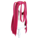 Kids Anime K-Pop: Demon Hunters Mira Cosplay Magenta Wig With Pigtail - AwwwCos