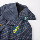 Movie Wicked ShenShen Cosplay Costume Gray Striped Uniform Skirt