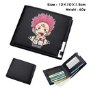 Anime Jujutsu Kaisen Itadori Yuji Gojo Satoru Sukuna Wallets Faux Leather Multi Purse
