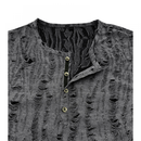 6 Kind Fashion Men Short-sleeved T-shirt Daily Henry Shirt Casual Top - AwwwCos