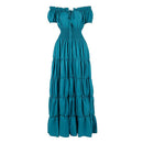 6 Kinds Color Medieval Dress Women Long Dress Cosplay Costume