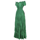 6 Kinds Color Medieval Dress Women Long Dress Cosplay Costume