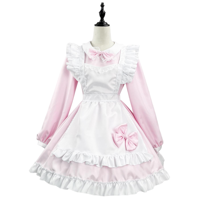 6 Kinds Girls Cute Japanese Style Long Sleeve Maid Cosplay Suit - AwwwCos