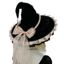 6 Kinds Hand-made Big Brim Magic Women's Headwear Gothic Lolita Witch Hat