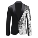 6 Kinds Men Host Cosplay Costume Sequin Slim-fit Youth Collar Casual Dance Jacket