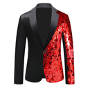 6 Kinds Men Host Cosplay Costume Sequin Slim-fit Youth Collar Casual Dance Jacket