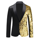 6 Kinds Men Host Cosplay Costume Sequin Slim-fit Youth Collar Casual Dance Jacket