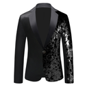 6 Kinds Men Host Cosplay Costume Sequin Slim-fit Youth Collar Casual Dance Jacket