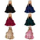 6 Kinds Toddler Kids Girls Christmas Cosplay Costume Party Wedding Formal Dress - AwwwCos