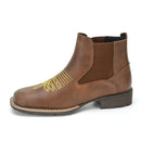 6 Kinds Western Cowboy Cosplay Elastic Shoes  Embroidered Chelsea Boots - AwwwCos