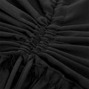 6 Kinds Womens Vintage Gothic Steampunk High Low Drawstring Ruffles Skirt - AwwwCos