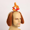 Christmas Deer Antler Headband with Dog Ears, Reindeer Horn for Adult Kids