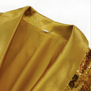 Women Sexy Sequin Deep V neck Feather Trim Bodycon Mini Midi Dress - AwwwCos