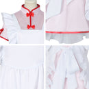 Ranma ½ Shampoo Cosplay Costume Cheongsam Apron Purple Wig - AwwwCos