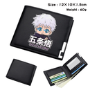 Anime Jujutsu Kaisen Itadori Yuji Gojo Satoru Sukuna Wallets Faux Leather Multi Purse