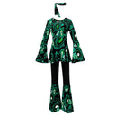 7 Kinds 60s 70s Women Hippie Fashion Flared Pants Printed Trousers Turban - AwwwCos