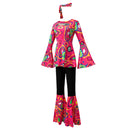 7 Kinds 60s 70s Women Hippie Fashion Flared Pants Printed Trousers Turban - AwwwCos
