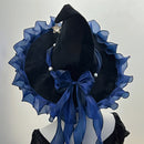 7 Kinds Handmade Witch Big Brim Hat Pointed Wizard Cosplay Gothic Lolita Style Dress Up