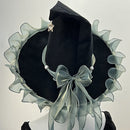 7 Kinds Handmade Witch Big Brim Hat Pointed Wizard Cosplay Gothic Lolita Style Dress Up