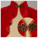 7 Kinds Men Cosplay Velvet Gold Trim Cloak Medieval Court Cape - AwwwCos