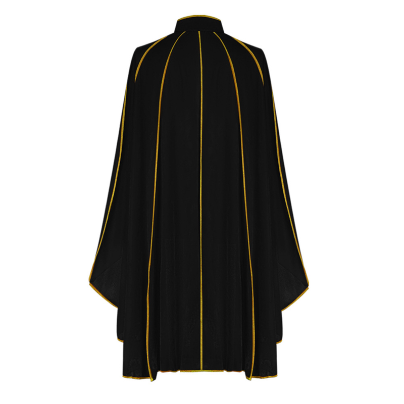 7 Kinds Men Cosplay Velvet Gold Trim Cloak Medieval Court Cape - AwwwCos