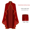 7 Kinds Men Cosplay Velvet Gold Trim Cloak Medieval Court Cape - AwwwCos
