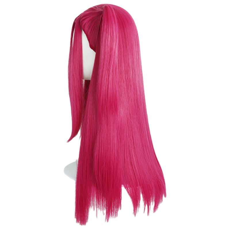 Kids Anime K-Pop: Demon Hunters Mira Cosplay Magenta Wig With Pigtail - AwwwCos