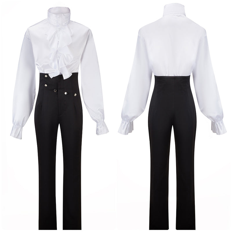 80s Musician Purple Prince Cosplay Suit Jacket and Evening Gown Set