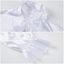 80s Musician Purple Prince Cosplay Suit Jacket and Evening Gown Set