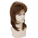 80s Retro Men Brown Hair Halloween Disco Party 14.56 in Wig - AwwwCos