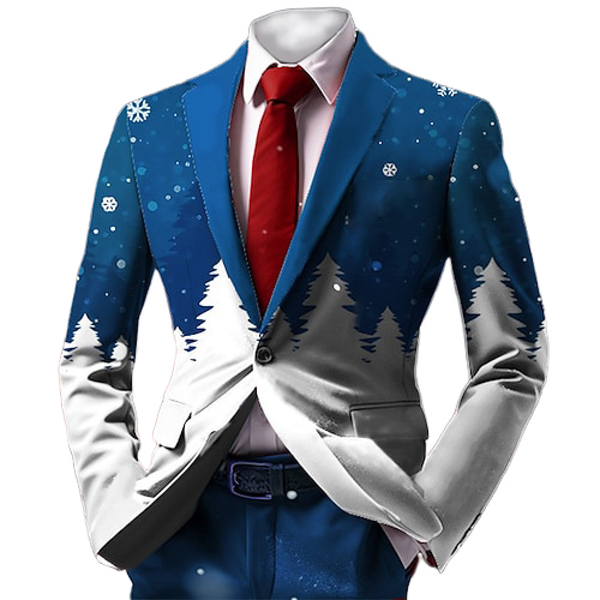 9 Kinds Mardi Gras Casual Sweatsuits One Buttton Notched Lapel Floral Uniform - AwwwCos