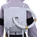 Adult Anime Gachiakuta Riyo Cosplay Costume Grey Crop Top Black Shorts - AwwwCos