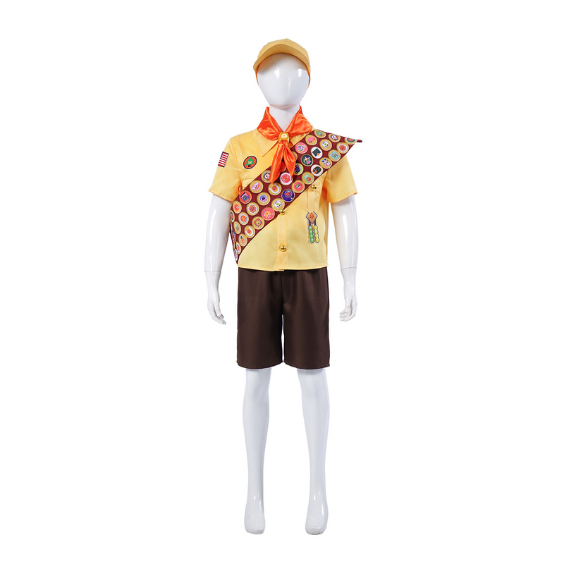 Adult Child Boys Movie Up Russell Cosplay Costume