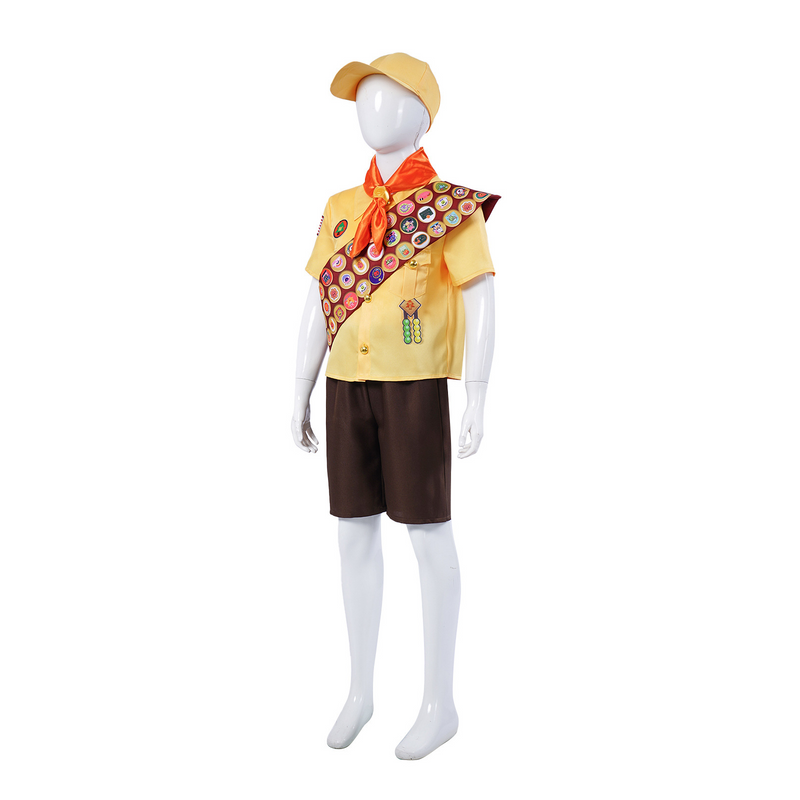 Adult Child Boys Movie Up Russell Cosplay Costume