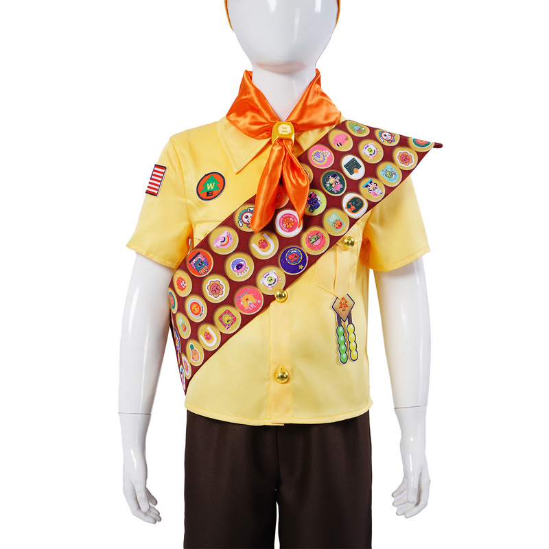 Adult Child Boys Movie Up Russell Cosplay Costume