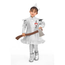 Adult Children Tin Men Silver Jacket Coat Pants with Funnels Hat Fairy Tale Suits - AwwwCos