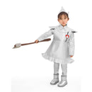 Adult Children Tin Men Silver Jacket Coat Pants with Funnels Hat Fairy Tale Suits - AwwwCos