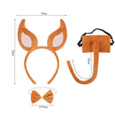 Adult Dog Puppy Cosplay Accessories Ears Headband Tail Nose Necklace - AwwwCos