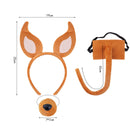 Adult Dog Puppy Cosplay Accessories Ears Headband Tail Nose Necklace - AwwwCos