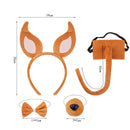 Adult Dog Puppy Cosplay Accessories Ears Headband Tail Nose Necklace - AwwwCos