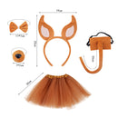 Adult Dog Puppy Cosplay Accessories Ears Headband Tail Nose Necklace - AwwwCos