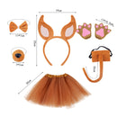 Adult Dog Puppy Cosplay Accessories Ears Headband Tail Nose Necklace - AwwwCos