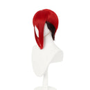 Adult Gachiakuta Joka Cosplay Wig Red Long Bangs Short Black Hair