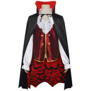 Adult Girl Vampire Cosplay Costume Fake Two Piece Shirt Cloak - AwwwCos