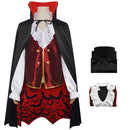 Adult Girl Vampire Cosplay Costume Fake Two Piece Shirt Cloak - AwwwCos