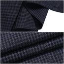 Adult Girls Addams Cosplay Costume Houndstooth Single Breasted Trench - AwwwCos