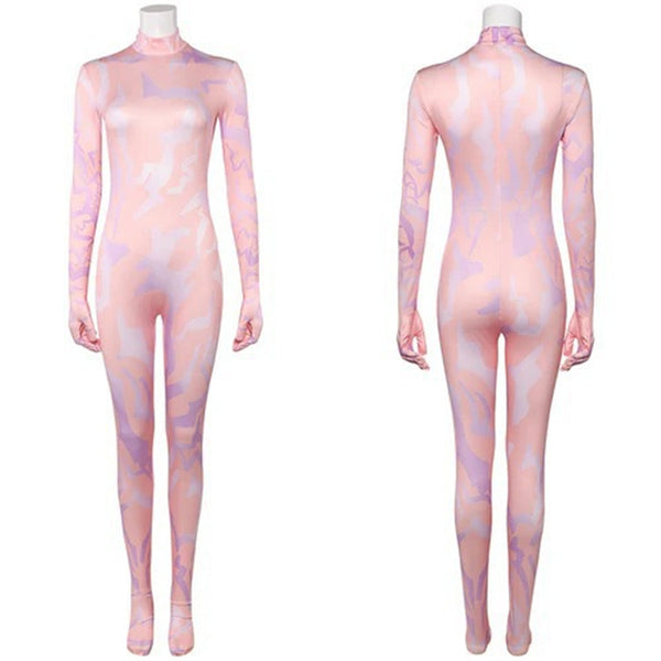 Adult Girls Anime K-Pop: Demon Hunters Rumi Cosplay Costume Jumpsuit - AwwwCos