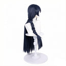 Adult Girls Blue Archive Ryuuge Kisaki Swimsuit Cosplay Wig Navy Blue Long Hair